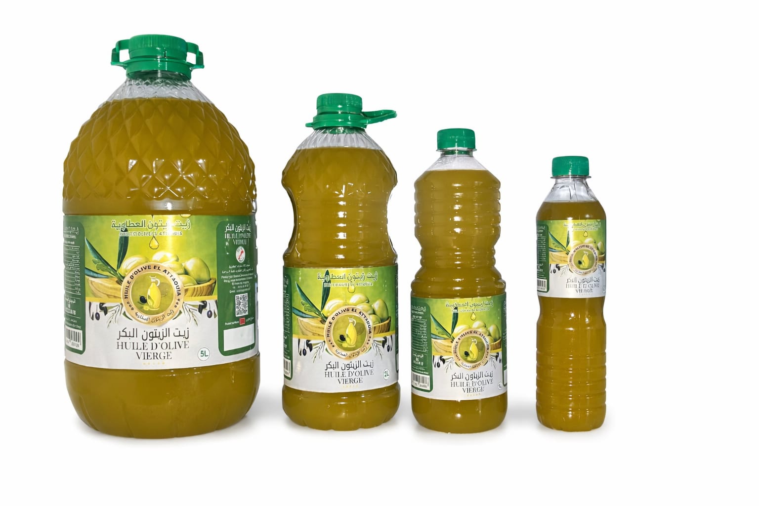 عبوات زيت زيتون العطاوية
